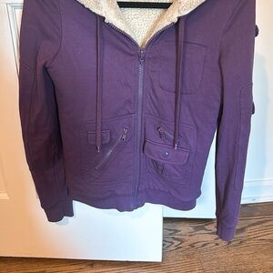 Marc Jacobs Purple Sherpa Jacket - XS